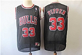 Bulls 33 Scottie Pippen Black Throwback Jersey,baseball caps,new era cap wholesale,wholesale hats
